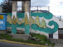 Mural en Ushuaia