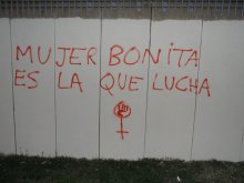 mujer bonita es la que lucha