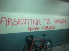 Argentina te abrazo Hugo Chavez