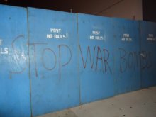 Stop war bombs