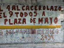 El 4 al cacerolazo - El 9 todos a Plaza de Mayo - PO Balvanera - México 2494