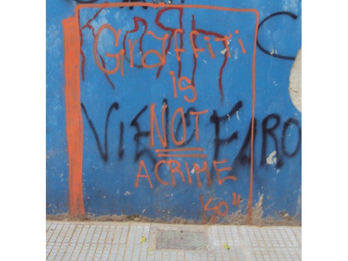 Graffiti is not a crime